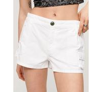 Superdry Vintage Utility Cargo Shorts Beige M Woman