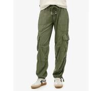 Superdry Lightweight Beach Cargo Pants Green 28 Woman