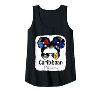 Womens Caribbean Princess Roots Antigua and Barbados Mix Heritage Tank Top