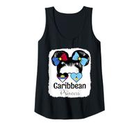 Womens Caribbean Princess Roots Antigua and St Lucia Mix Heritage Tank Top