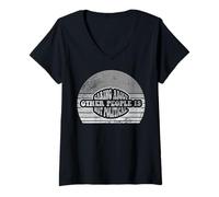 Womens Caring About Other People is Not Political V-Neck T-Shirt