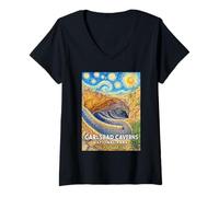 Women's Carlsbad Caverns National Park New V-Neck T-Shirt