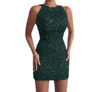 Women's Carnival Costume Elegant Glitter Dress A-line Ball Dresses Checked Wedding Festive Costume Chic Short Sizes Velvet Evening Fashion Summer Dress Lines Cocktail Dresses, B-green, S