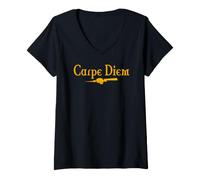 Women's Carpe Diem Celtic Lightning Bolt V-Neck T-Shirt
