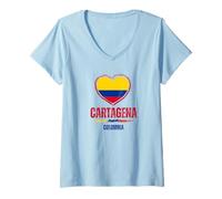 Womens Cartagena Colombia/Cartagena V-Neck T-Shirt