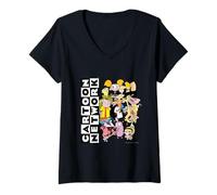 Women's Cartoon Network Characters V-Neck T-Shirt