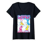 Women's Casper Spring Glow Repeat V-Neck T-Shirt