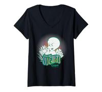 Womens Casper The Friendly Ghost Cute But Weird V-Neck T-Shirt