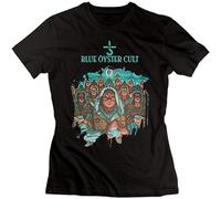 Womens Casual Blue Oyster Cult Fire of Unknown Origin T-Shirts T-Shirt Graphic Unisex Tee Shirt Black M