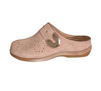 Womens Casual Closed Toe Mules Slip On Summer Backless Shoes Red