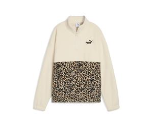 Women's casual half-zip crew neck jumper Puma Graphic Blanc L