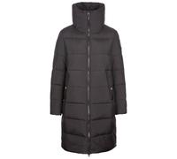 Trespass Womens Longer Length Coat Casual Jacket Padded Deep Collar Faith - Black S