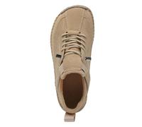Womens Casual Loafers Hand Stitched Flat Faux Leather Walking Shoes Beige 7.5