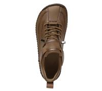 Womens Casual Loafers Hand Stitched Flat Faux Leather Walking Shoes Brown 8.0