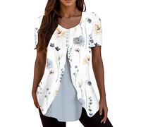Womens Casual Long/Short Sleeve Tops, Women's Skim Dupes Basic Crop Tops Solid Color Short Sleeve Crewneck Shirt Y2K Slim Fit T-Shirt Streetwear Batwing Tops for Women UK T-Shirts White