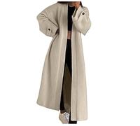 Women's Casual Oversized Cardigans Coats Ribbed Open Knitted Maxi Jumper Sweater Winter Coat Jacket Solid Color Chunky Long Sweater Coats Cable Knit Sweaters Warm Loose Leisure Sweaters Going Out