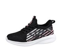 Womens Casual Shoes and Summer Non Walking Fashion Light Shoes Sports Casual Shoes Women's Go Walk 5-Compatible with Honor Sneaker (Black, 6.5)