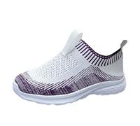 Women's Casual Shoes Senior Shoes Women's Mesh Hollow Seniors Hiking Shoes Dance Shoes Soft Bottom Non-Slip Mother Shoes Women's Trainers Rose, purple, 40 EU 3X-Schmal