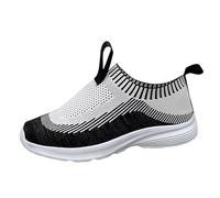 Women's Casual Shoes Senior Shoes Women's Mesh Hollow Seniors Hiking Shoes Dance Shoes Soft Bottom Non-Slip Mother Shoes Women's Trainers Rose, black, 38 EU 3X-Schmal
