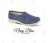 Womens Casual Shoes Summer Boulevard Slip On Breathable Holiday Comfort Stretch