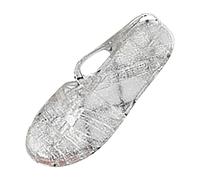 Womens Casual Slip On Summer Holiday Beach Jelly Sandals Clear Glitter Jelly Sandal For Woman Fashion Waterproof Flat Sandals Shoes Outdoor Sport Shoes For Walking, Travelling, Poolside