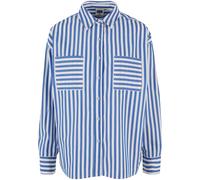 Women's casual striped shirt Urban Classics Blanc S