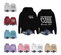 Women's Casual Sweatshirts to The Person Behind Me Long Sleeve Pullover Tops You are Amazing Enough Hoodie Ladies Autumn Winter Aesthetic Hoodies with Pockets Black
