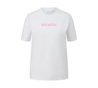 Women's casual T-shirt COMMA Vacanza Blanc 38