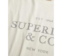 Superdry Luxe Casual Relaxed Short Sleeve T-shirt Beige S Woman