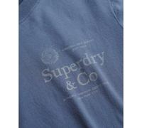 Superdry Luxe Casual Relaxed Short Sleeve T-shirt Blue M Woman