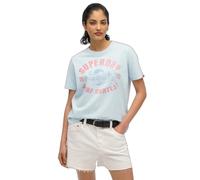 Superdry Lo-fi Outdoor Relaxed Short Sleeve T-shirt Blue XS Woman