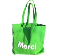 Womens Casual Tote Bag Reusable Canvas Shoulder Bag Hobo Crossbody Handbag for College Work Travel School, Green-merci, L