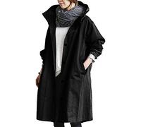 Womens Casual Trench Coat Medium-Length Temperament Waisted Long Sleeved Jacket Spring Trench Coat Womens Swing Trench Coat 21St Birthday Gifts for Her Cocktail Sale Clearance Items Under 5 Pounds
