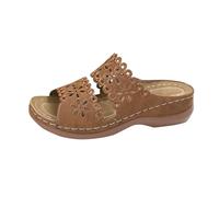 Women's Casual Wide Width Orthopedic Sandals Comfortable Open Toe Flat Sandals Fashion Beach Sandalss with Arch Support