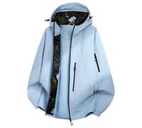 Women's Casuals Jacket Elegant Zip Transition Top Multi-Pocket Lightweight Coat 50s Satin Coats Lady Baseball Tops Round Neck Long Sleeve Pullover Hen Night Party Fancy Dress Costume