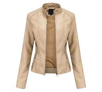 Women's Casuals Jacket Ladies Fleece Lined Jackets Zip Up Motorcycle Coat Festival Outfit Coats Baseball Tops Lightweight Open Front Bomber Clothing Hen Night Party Fancy Dress Costume