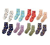 Womens Cat Novelty Socks One Size UK 4-7 EU 36-40 (UK, Numeric, 4, 7, Regular, Regular, Olive Green)