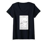 Women's Cat People Love Cats V-Neck T-Shirt