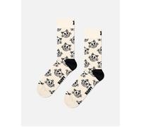 Women's Cat Socks, Cream/black