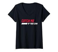 Women's Catch me if You can V-Neck T-Shirt