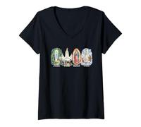 Women's Catholic Marian Apparitions Our Lady V-Neck T-Shirt