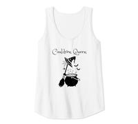Womens Cauldron Queen Witch Life Celestial Mystical Vibes Tank Top