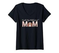 Women's Cavalier King Charles Spaniel Dog Mom V-Neck T-Shirt