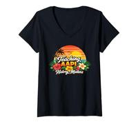 Women's Celebrate AAPI Heritage Month - Asian American History Teach V-Neck T-Shirt