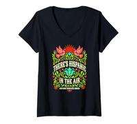Women's Celebrate Hispanic History Latin American V-Neck T-Shirt