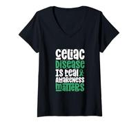 Womens Celiac Is Real - Awareness Truly Matters V-Neck T-Shirt