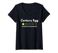 Womens Century Egg One of Five Stars Would Not Recommend V-Neck T-Shirt