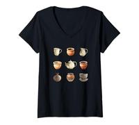 Women's Ceramic Artist Pottery Studio Makers Handcrafted Artwork V-Neck T-Shirt