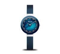 Women's Ceramic Watch 29 mm Milanese Bracelet 11429-387 - female - BERING - Watches - Blue - ONE SIZE - Accessories ONE SIZE