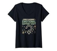 Women's Ceres Astrology Asteroid Astrology Ceres Symbol Gift V-Neck T-Shirt